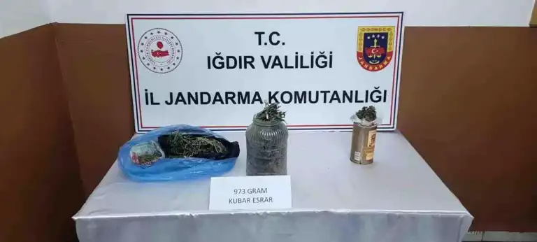 Doğu Anadolu'da Uyuşturucu Operasyonu: 973 Gram Esrar Ele Geçirildi
